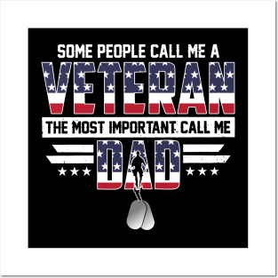 The Most Important Call Me Veteran Dad Posters and Art